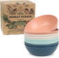 Grow Forward Premium Wheat Straw Bowls Set of 8 by GrowForward