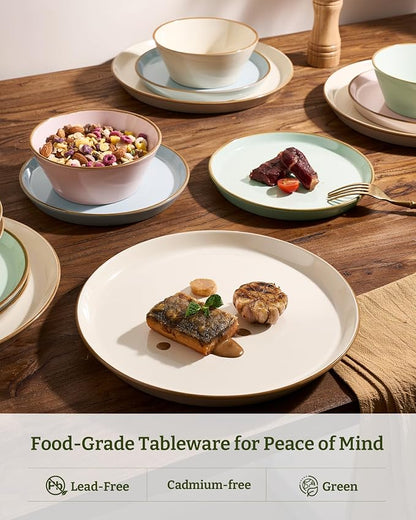 Famiware Saturn Dinnerware Sets, Ceramic Dishes - Image 4