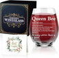 AGMDESIGN Queen Bee Definition Wine Glass, Retirement Thank You Gifts by Unknown