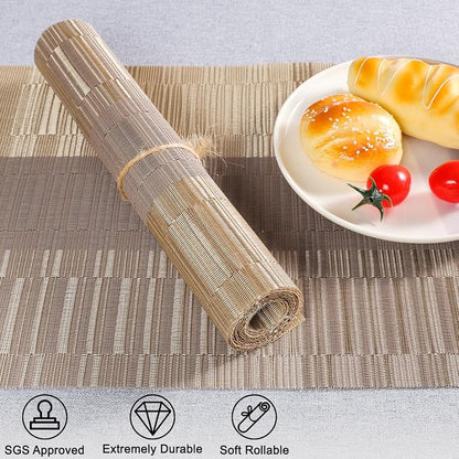 Table Runner 88 Inches Long, Vinyl Woven Farmhouse Table Runners | Washable - Image 2