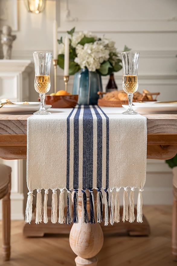 Boho Table Runner for Modern Farmhouse Decor, Dining Table décor 13 x 108 Inch - Image 2