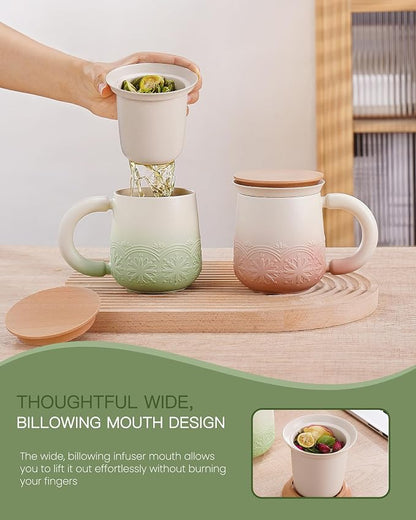 ZENS Tea Mug with Infuser and Lid - Image 3