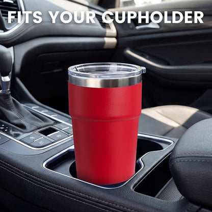 MEWAY 16oz Tumbler Double Wall Vacuum Insulated Travel Mug Bulk, Stainless - Image 4