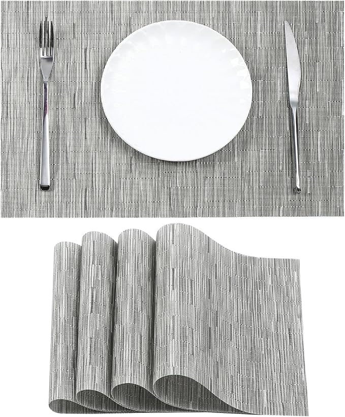 Leetaltree Silver Placemats Set of 4 by Leetaltree-ArtatEveryTable