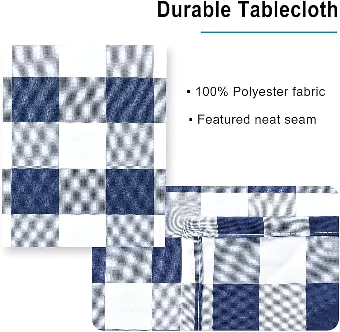 Checkered Tablecloth Rectangle - Image 4