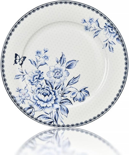 24-Piece Bone China Dinnerware Set in Gift Box, Service - Image 2