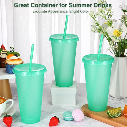 Amyhill 12 Pcs Reusable Glitter Cups - Image 4