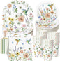 Pickmesh 250 Pcs Spring Wildflower Decoration Floral Hummingbird Themed by Pickmesh