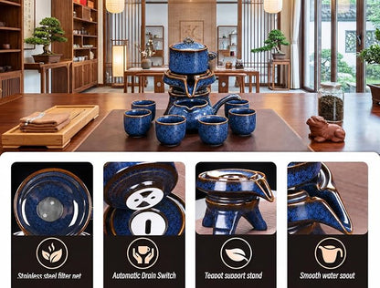 Chinese Tea Set, Japanese Gongfu Tea Set, Teapot Set - Image 4