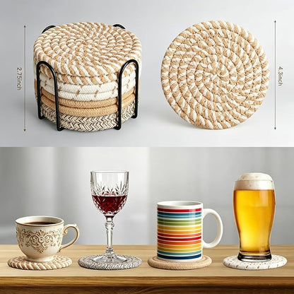 Coasters Set of 8 for Drinks - Image 2