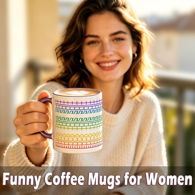 Fuck This Shit Hidden Message Coffee Mug 11OZ Ceramic Purple Cup | Funny Coffee - Image 6