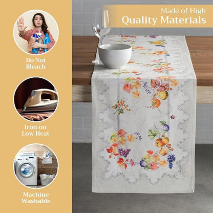 Maison d' Hermine Table Runner 100% Cotton 14.50" x 108" | Table Runners 108 - Image 3