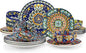 vancasso 18 Pieces Dinnerware Sets, Plates and Bowls Set, Porcelain Dishes Set by vancasso