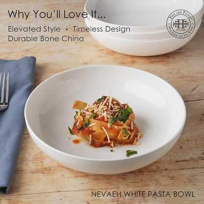 Everyday White by Fitz and Floyd Nevaeh Pasta Bowl - Image 4