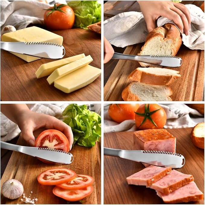 3-in-1 Stainless Steel Butter Knife - Image 5