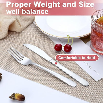 Pleafind 36 Pcs Stainless Steel Dinner Knives - Image 5