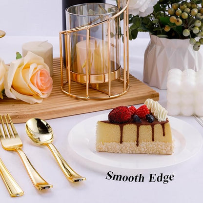 Bestluck 100PCS White Plastic Dessert Plates 7inch - Image 6