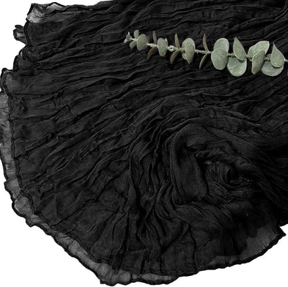 6Pack Black Cheesecloth Table Runners, 17 x 108 inch Black Table Runners | - Image 6
