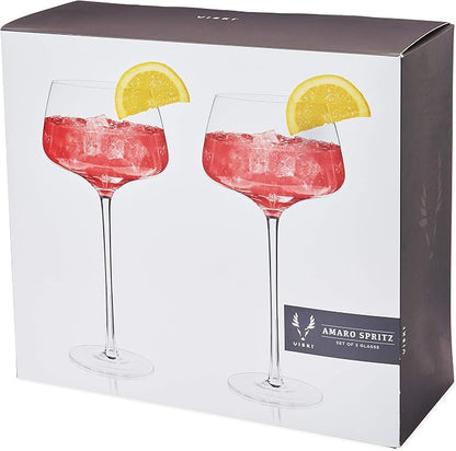 Viski Angled Stemmed Cocktail Glasses - Image 11