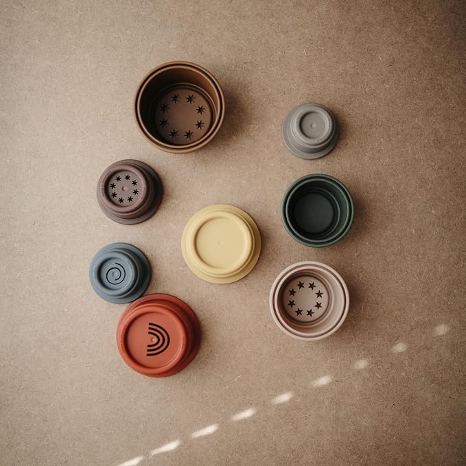 mushie Stacking Cups Toy | Made in Denmark - Image 4