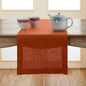Solino Home 100% Pure Linen Table Runner Cinnamon Hemstitch, 14 x 108 in | by SolinoHome