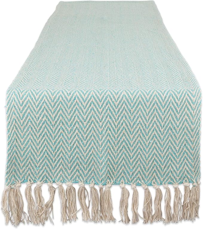 DII Woven Basic Tabletop Collection, Chevron Table Runner by DII