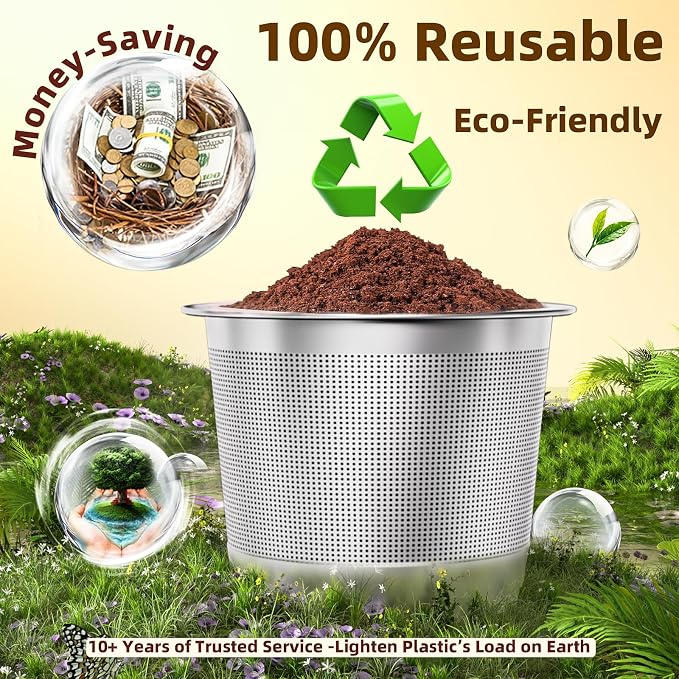 2 Pack Reusable K Cups Coffee Pods - Image 5