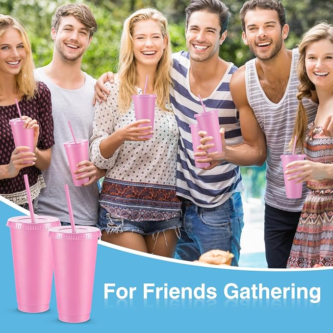 Amyhill 12 Pcs Reusable Plastic Cup - Image 6