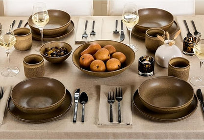 Solino Home Linen Natural Tablecloth 60 x 90 Inch - 100% Pure Linen Rectangular Tablecloth - Machine Washable Table Cloth for Spring, Easter - Fete