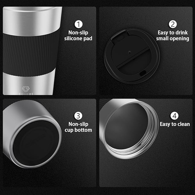 CS COSDDI 12 oz Stainless Steel Vacuum Insulated Tumbler - Image 4