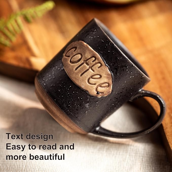 LYEOBOH Coffee Cups, Espresso Cups, Tea Cup, Coffee Mugs Set of 6, 3 oz Ceramic - Image 7