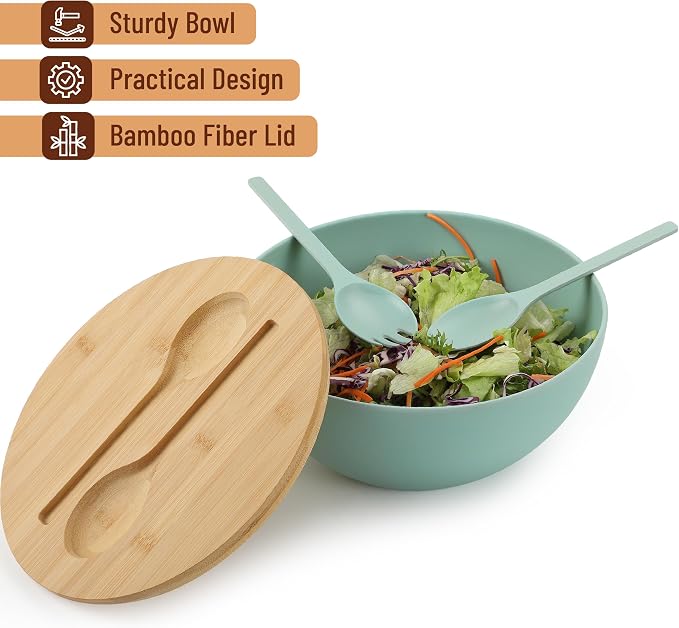 BAMBOO LAND- Extra Large Salad Bowl - Image 3