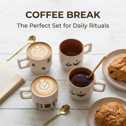 Stackable Coffee Mug Sets of 4 - Image 4