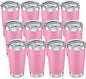 20 oz Tumbler with Lid Stainless Steel Insulated Tumblers Bulk Cups Mug | by Orebigo