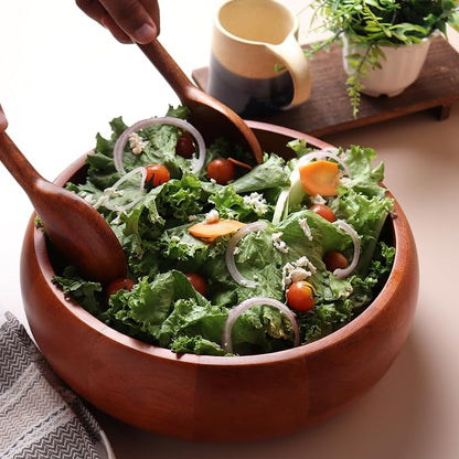 Extra large Wooden salad Bowl - Image 3