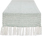 DII Woven Basics Collection 100% Cotton Knit Table Runner by DII
