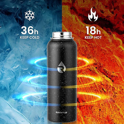 RAYMYLO Insulated Water Bottle 40 oz, Triple Wall Vacuum Stainless Steel | - Image 3
