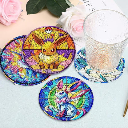nekpiahu 8Pcs Diamond Painting Coasters - Image 6
