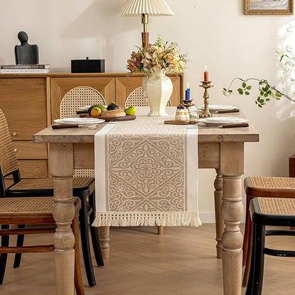 Coffee Totem Linen Table Runner - Image 6