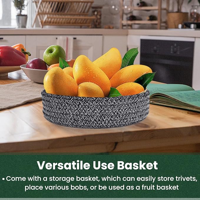 8 Inch Trivets for Hot Dishes, Hot Pots and Pans, Thick Heat Resistant - Image 5