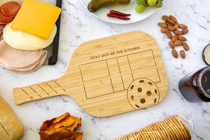 Fox Run Pickleball Paddle Charcuterie Boards, 14.5" x 7.5" - Image 6
