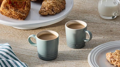 Le Creuset Stoneware Espresso Mug, 3 oz., Sea Salt - Image 5