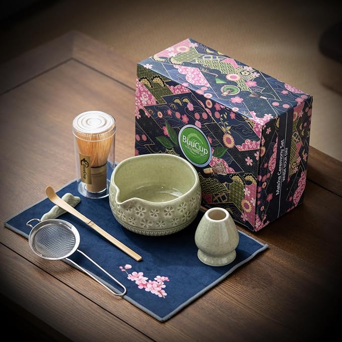 Buucup Matcha Whisk Set, Ceramic Matcha Kit Set - Image 2