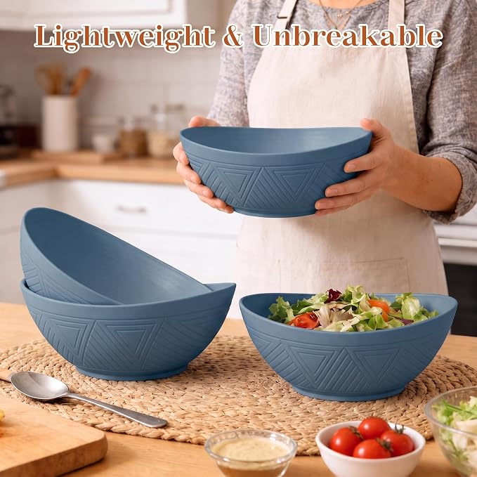 65 OZ Wheta Straw Bowls Set - Image 3