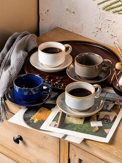 Gomakren 6oz Cappuccino Cups Set of 4 - Image 8