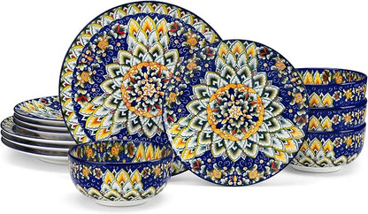 vancasso 12 Pieces Dinnerware Sets, Porcelain Dishes Set by vancasso