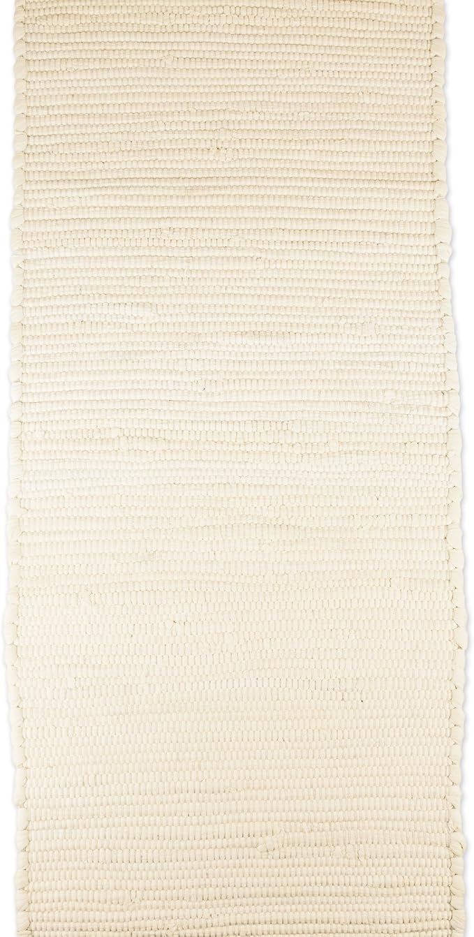 DII Handmade Chindi Tabletop, Reversible and Machine Washable, Table Runner - Image 3