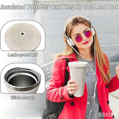 26oz Bling Rhinestone Tumbler - Image 3