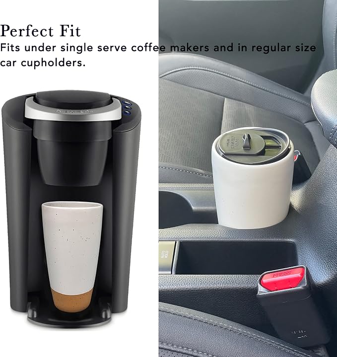 Mora Double Wall Ceramic Coffee Travel Mug - Image 6