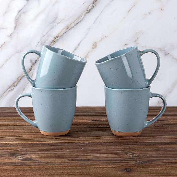 AmorArc 12oz Coffee Mugs, Ceramic Coffee Mugs set of 4 - Image 5